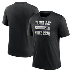 Tampa Bay Rays Nike Cooperstown Collection Local Stack Tri-Blend T-Shirt Sale