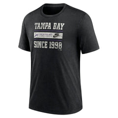 Tampa Bay Rays Nike Cooperstown Collection Local Stack Tri-Blend T-Shirt Sale