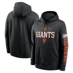 San Francisco Giants Nike Cooperstown Collection Splitter Club Fleece Pullover Hoodie for sale