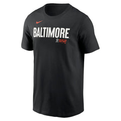 Baltimore Orioles Nike City Connect Wordmark T-Shirt Near Me