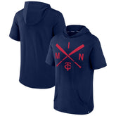 Minnesota Twins Fanatics Iconic Rebel Short Sleeve Hooded Top Near Me
