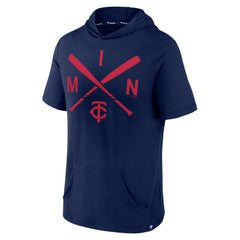 Minnesota Twins Fanatics Iconic Rebel Short Sleeve Hooded Top Near Me