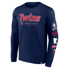 Minnesota Twins Fanatics Strike the Goal Long Sleeve T-Shirt Online