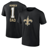 New Orleans Saints Father's Day T-Shirt Black - Fanatics