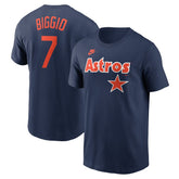 Craig Biggio Houston Astros Nike Cooperstown Collection Fuse Name & Number T-Shirt Sale