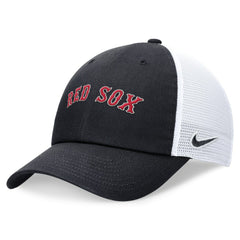 Boston Red Sox Nike Wordmark Adjustable Trucker Hat On Sale