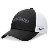 Colorado Rockies Nike Wordmark Adjustable Trucker Hat Clearance