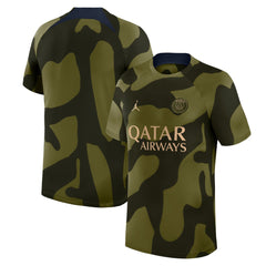 Jordan Paris Saint-Germain Jordan Brand 2023/24 Academy Pro Pre-Match Top - Olive