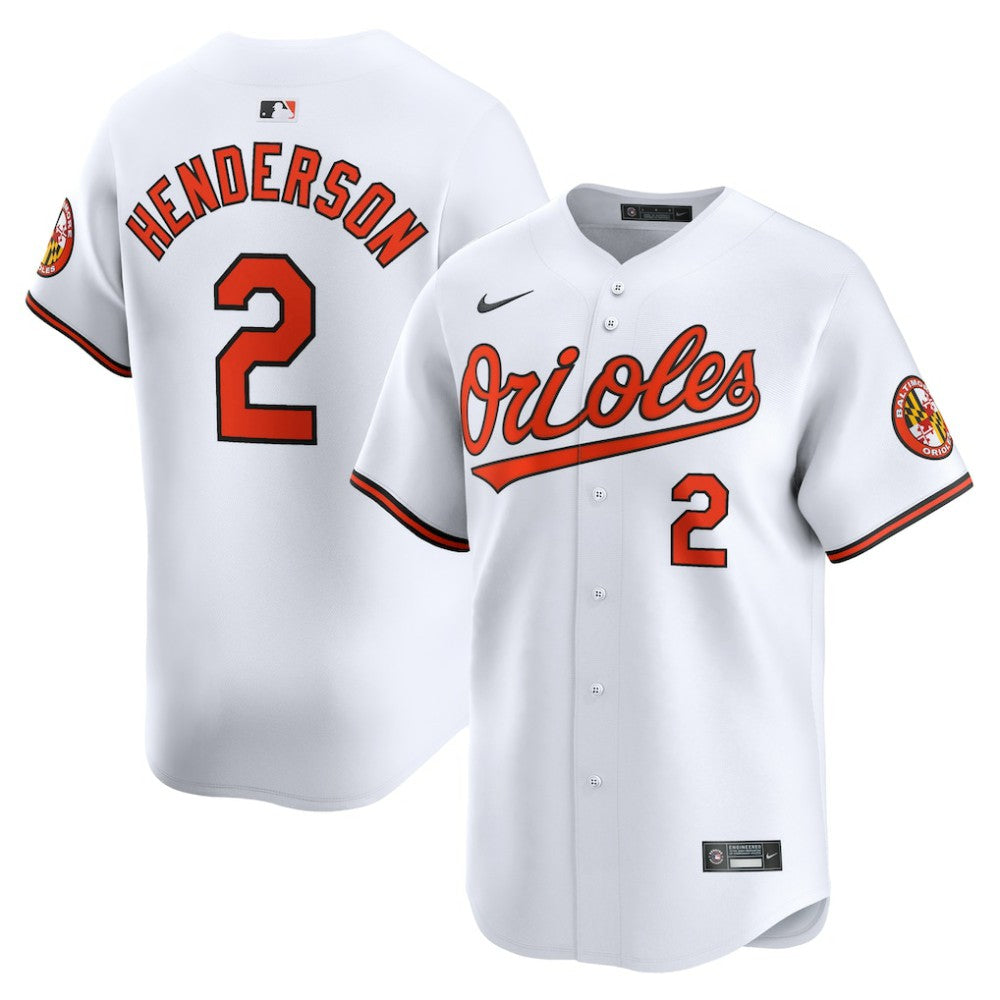 Gunnar Henderson Baltimore Orioles Nike Home Limited Player Jersey Online