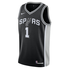 Nike - Victor Wembanyama San Antonio Spurs Youth Swingman Jersey - Icon Edition - Black