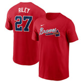 Austin Riley Atlanta Braves Nike Fuse Name & Number T-Shirt Sale