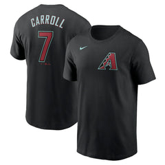 Corbin Carroll Arizona Diamondbacks Nike Fuse Name & Number T-Shirt Near Me