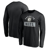 NBA - Brooklyn Nets Team Arch Knockout Long Sleeve T-Shirt - Black