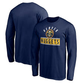 NBA - Denver Nuggets Team Arch Knockout Long Sleeve T-Shirt - Navy