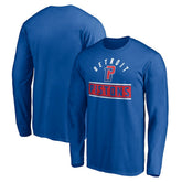 NBA - Detroit Pistons Team Arch Knockout Long Sleeve T-Shirt - Blue