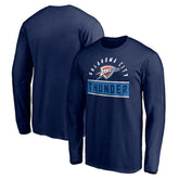 NBA - Oklahoma City Thunder Team Arch Knockout Long Sleeve T-Shirt - Navy