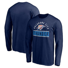 NBA - Oklahoma City Thunder Team Arch Knockout Long Sleeve T-Shirt - Navy