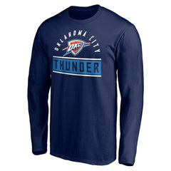 NBA - Oklahoma City Thunder Team Arch Knockout Long Sleeve T-Shirt - Navy