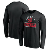 NBA - Toronto Raptors Team Arch Knockout Long Sleeve T-Shirt - Black