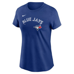 Vladimir Guerrero Jr. Toronto Blue Jays Nike Women's Cooperstown Collection Fuse Name & Number T-Shirt Lifestyle