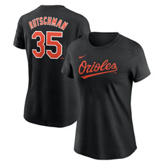 Adley Rutschman Baltimore Orioles Nike Women's Cooperstown Collection Fuse Name & Number T-Shirt for sale