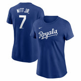 Bobby Witt Jr. Kansas City Royals Nike Women's Cooperstown Collection Fuse Name & Number T-Shirt discount