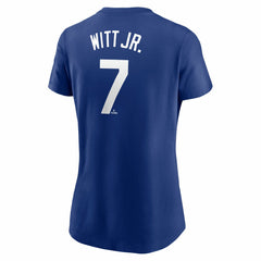 Bobby Witt Jr. Kansas City Royals Nike Women's Cooperstown Collection Fuse Name & Number T-Shirt discount