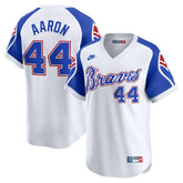 Hank Aaron Atlanta Braves Nike Throwback Cooperstown Limited Jersey Clearance