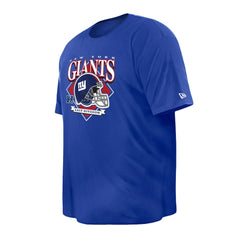 New York Giants New Era Big & Tall Helmet Historic Mark T-Shirt Royal - NFL