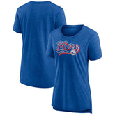 Fanatics - Philadelphia 76ers Women's League Leader Tri-Blend T-Shirt - Heather Royal