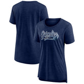 Fanatics - Memphis Grizzlies Women's League Leader Tri-Blend T-Shirt - Heather Navy