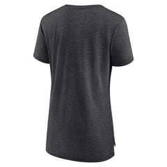 Fanatics - Charlotte Hornets Women's League Leader Tri-Blend T-Shirt - Heather Charcoal