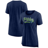 Fanatics - Minnesota Timberwolves Women's League Leader Tri-Blend T-Shirt - Heather Navy