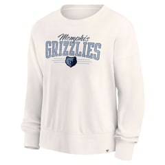 Fanatics - Memphis Grizzlies Women's Close the Game Pullover Sweatshirt - Cream