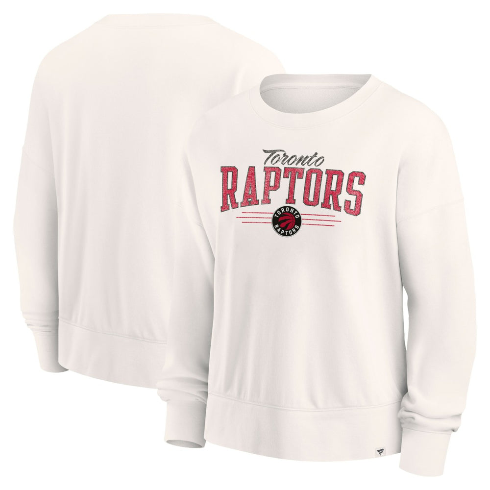 Fanatics - Toronto Raptors Women's Close the Game Pullover Sweatshirt - Cream