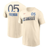 Freddie Freeman Los Angeles Dodgers Nike 2024 City Connect Fuse Name & Number T-Shirt discount