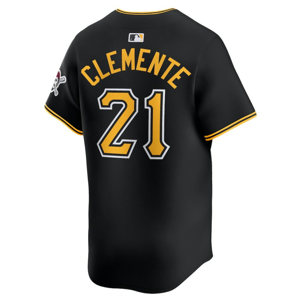 Roberto Clemente Pittsburgh Pirates Nike Alternate Limited Jersey – Black | MLB Jerseys