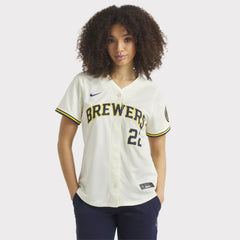 Christian Yelich Milwaukee Brewers Nike Women's Home Limited Player Jersey Sale