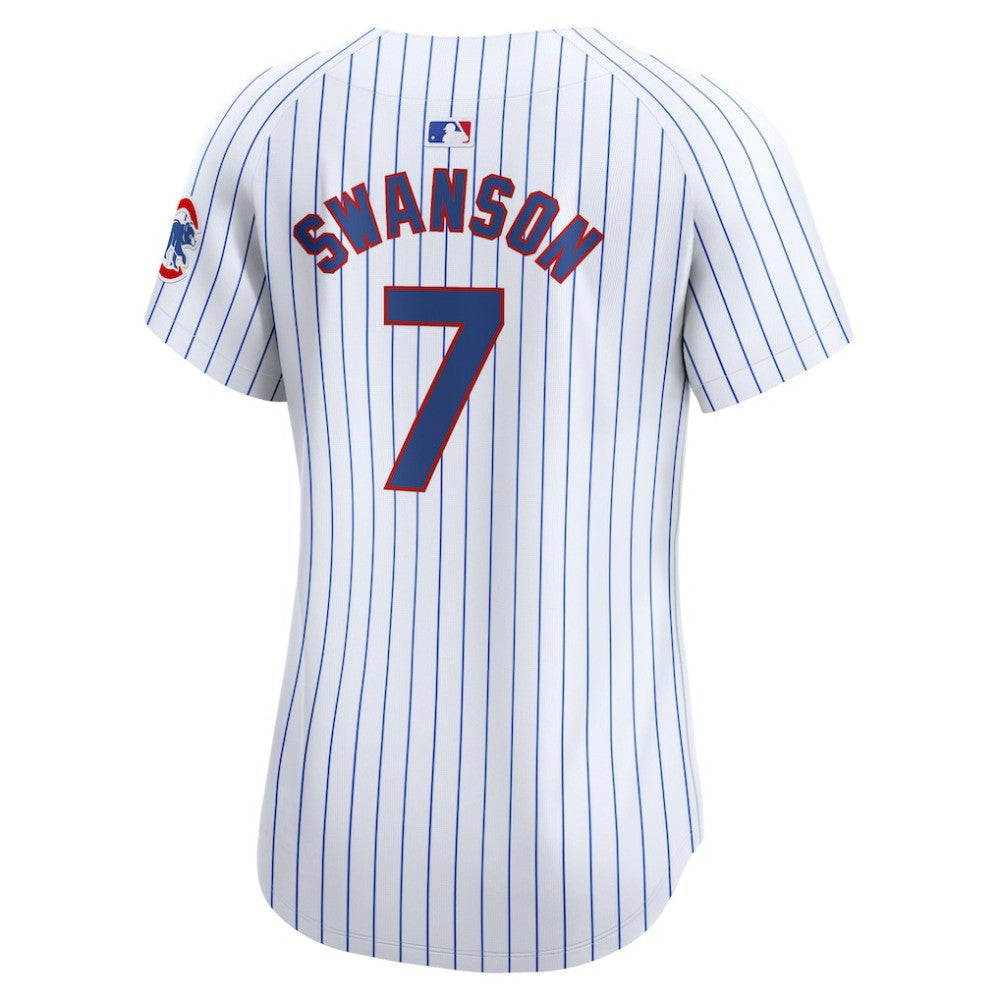 Dansby Swanson Chicago Cubs Nike Women's Home Limited Player Jersey - White | MLB Jerseys
