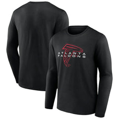 Atlanta Falcons Advance to Victory Long Sleeve T-Shirt Black - NFL