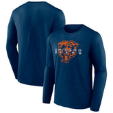 Chicago Bears Advance to Victory Long Sleeve T-Shirt Navy - NFL