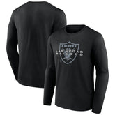 Las Vegas Raiders Advance to Victory Long Sleeve T-Shirt Black - NFL