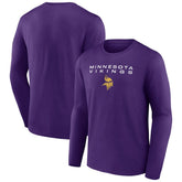 Minnesota Vikings Advance to Victory Long Sleeve T-Shirt Purple - NFL