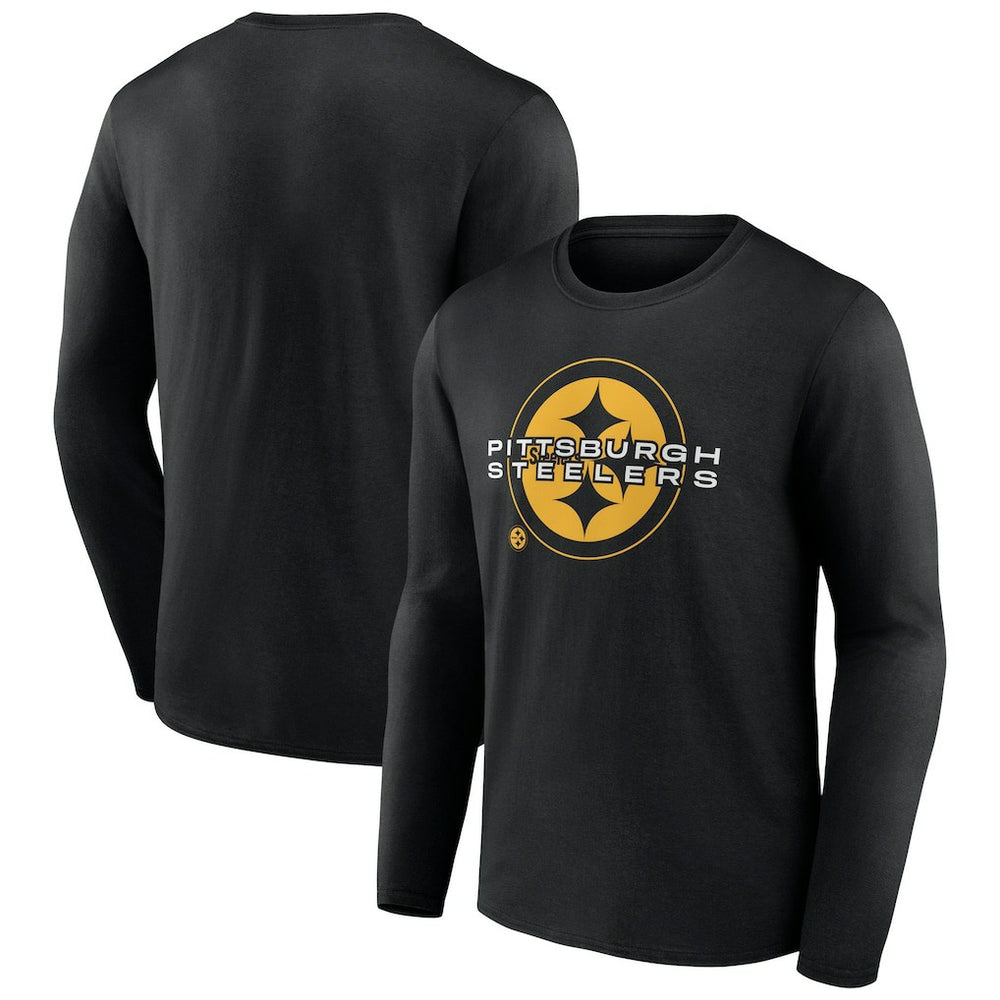 Pittsburgh Steelers Advance to Victory Long Sleeve T-Shirt Black - NFL