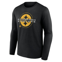 Pittsburgh Steelers Advance to Victory Long Sleeve T-Shirt Black - NFL