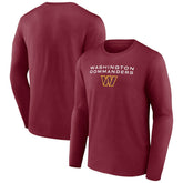 Washington Commanders Advance to Victory Long Sleeve T-Shirt Burgundy - NFL