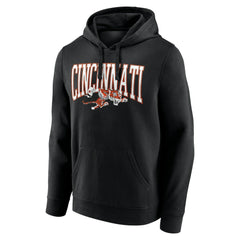 Cincinnati Bengals Gridiron Classics Campus Standard Pullover Hoodie Black - NFL