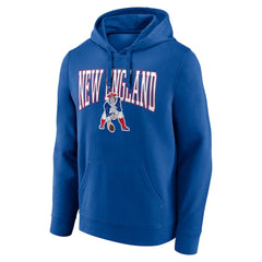New England Patriots Gridiron Classics Campus Standard Pullover Hoodie Royal - NFL