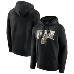 New Orleans Saints Gridiron Classics Campus Standard Pullover Hoodie Black - NFL