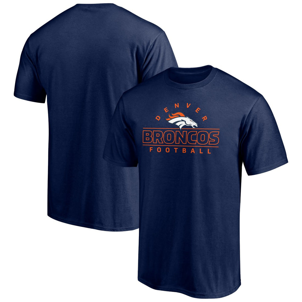 Denver Broncos Dual Threat T-Shirt Navy - NFL